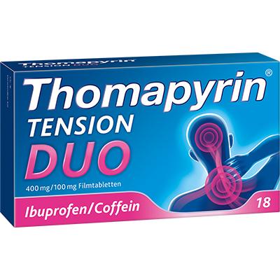 THOMAPYRIN TENSION DUO 400 mg/100 Filmtabletten 18 Stk. Tablette
